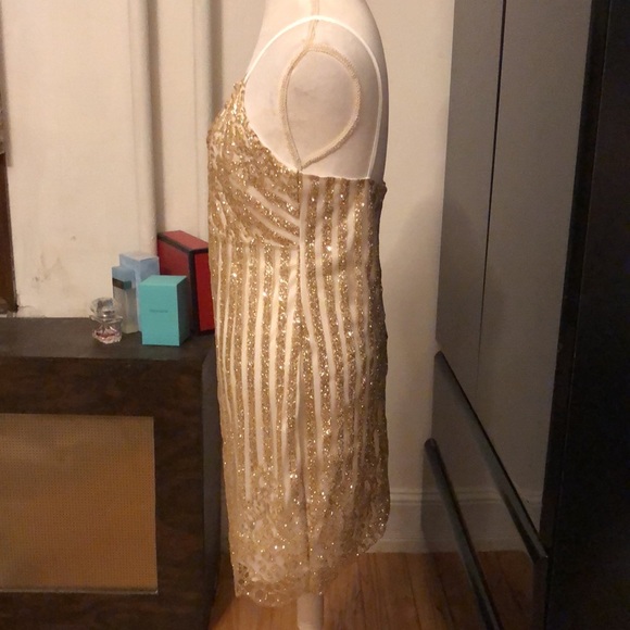 Gold glitter dress - Picture 3 of 4